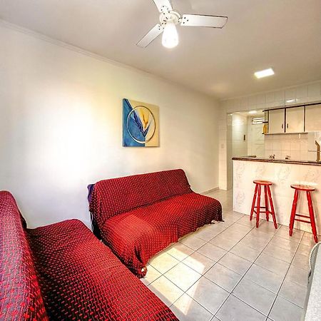 شقة Otimo Loft Pe Na Areia Na Praia Da Guilhermina Sp برايا جراندي المظهر الخارجي الصورة