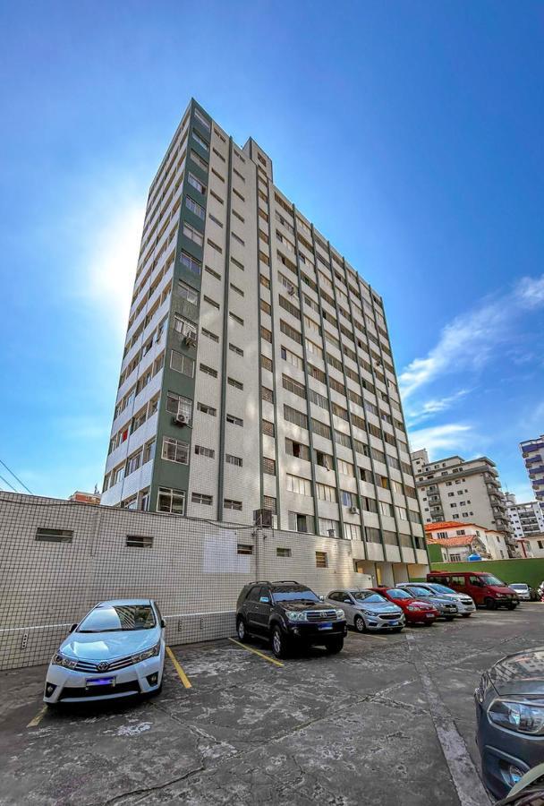 شقة Otimo Loft Pe Na Areia Na Praia Da Guilhermina Sp برايا جراندي المظهر الخارجي الصورة